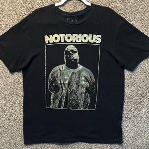 Notorious BIG Black Graphic T-Shirt